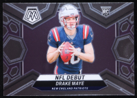 Drake Maye 2024 Panini Mosaic #273 DEB RC at PristineAuction.com