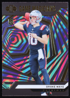 Drake Maye 2024 Panini Illusions Game Magicians #22 RC at PristineAuction.com
