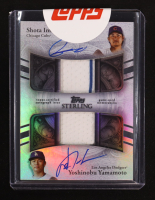 Shota Imanaga / Yoshinobu Yamamoto 2025 Topps Sterling Sterling Sets Dual Autograph Relics #TSSDIY #1/15 at PristineAuction.com