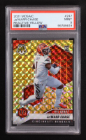 Ja'Marr Chase 2021 Panini Mosaic Mosaic Reactive Yellow #247 DEB RC (PSA 9) at PristineAuction.com