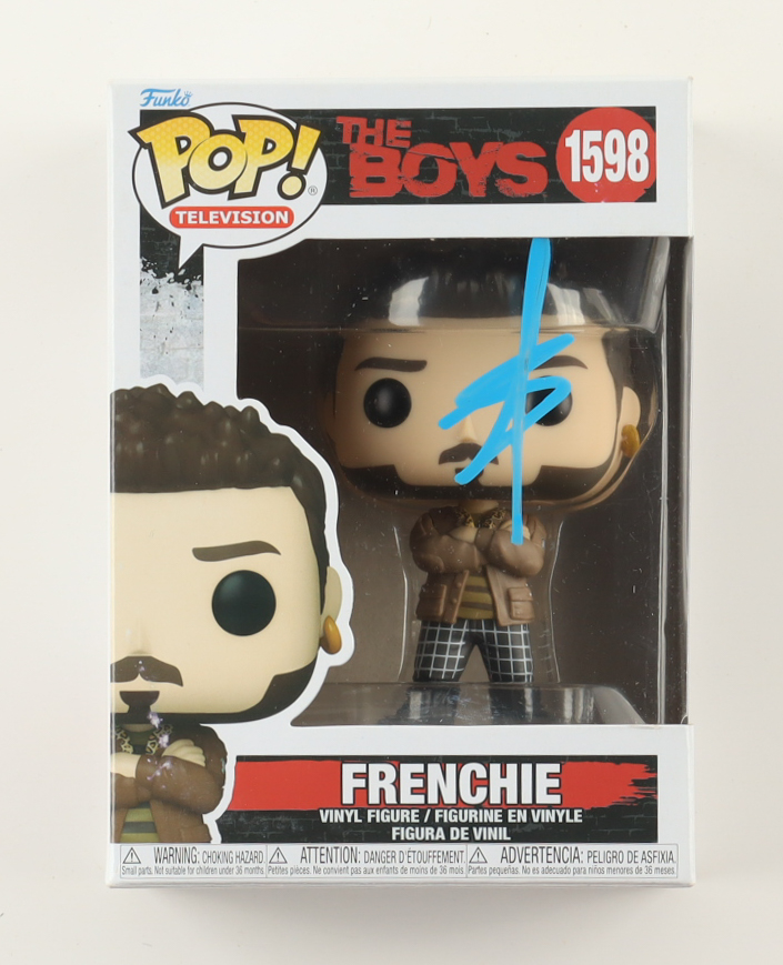 Tomer Capone Signed "The Boys" #1598 Frenchie Funko Pop! Vinyl Figure (JSA) at PristineAuction.com Tomer Capone Signed "The Boys" #1598 Frenchie Funko Pop! Vinyl Figure (JSA) at PristineAuction.com