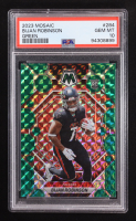 Bijan Robinson 2023 Panini Mosaic Mosaic Green #284 RC (PSA 10) at PristineAuction.com