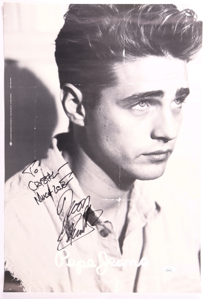 Jason Priestley Signed "Pepe Jeans" 15x21.5 Poster Inscribed "Much Love" (JSA) at PristineAuction.com Jason Priestley Signed "Pepe Jeans" 15x21.5 Poster Inscribed "Much Love" (JSA) at PristineAuction.com