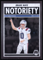 Drake Maye 2025 Panini Mosaic Notoriety #3 at PristineAuction.com