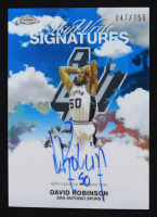 David Robinson 2025-26 Topps Chrome Sky Write Autographs Blue Refractors #SWSDR #047/150 at PristineAuction.com