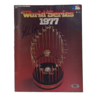 Nolan Ryan Signed 1977 World Series Program (PSA) at PristineAuction.com