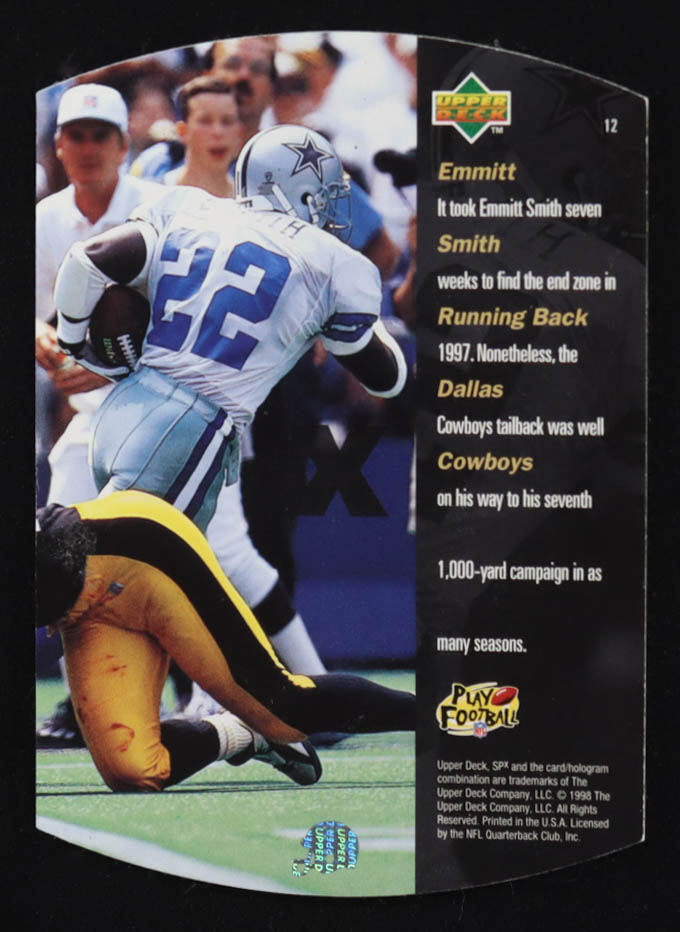 Emmitt Smith 1998 SPx Silver #12 at PristineAuction.com Emmitt Smith 1998 SPx Silver #12 at PristineAuction.com