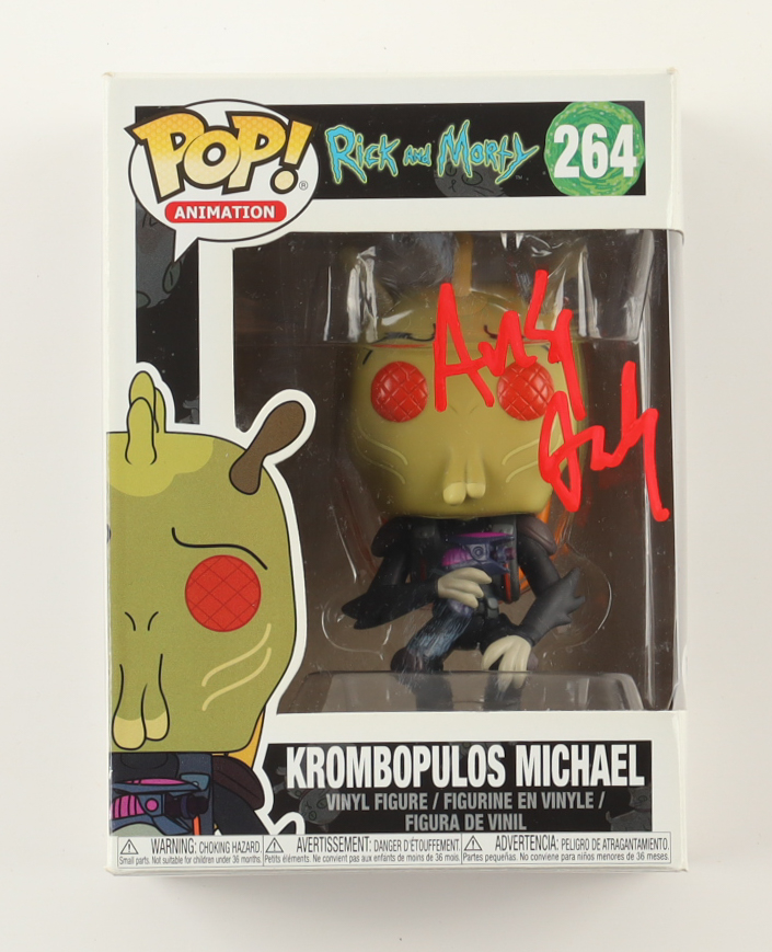 Andrew Daly Signed "Rick and Morty" #264 Krombopulos Michael Funko Pop! Vinyl Figure (PSA) at PristineAuction.com Andrew Daly Signed "Rick and Morty" #264 Krombopulos Michael Funko Pop! Vinyl Figure (PSA) at PristineAuction.com