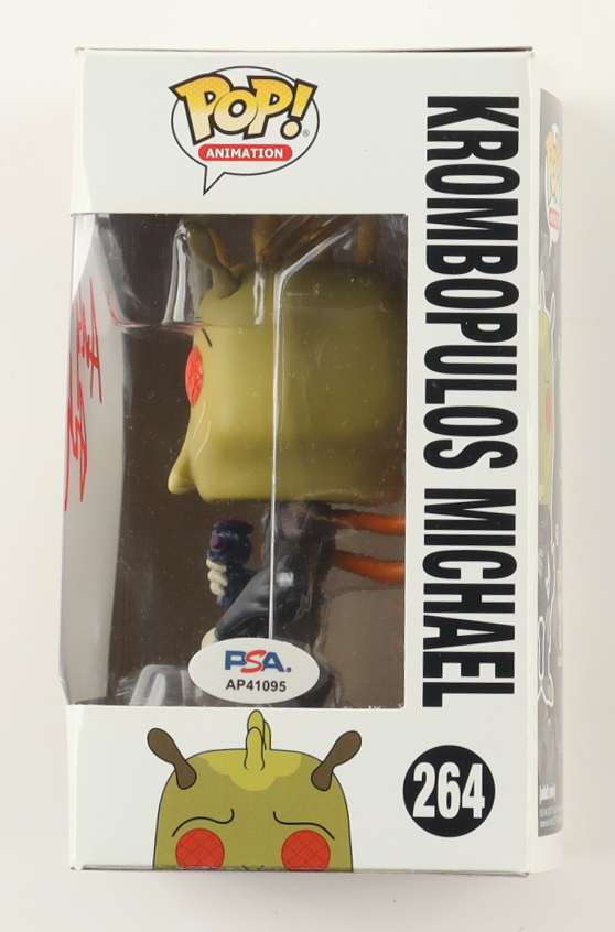 Andrew Daly Signed "Rick and Morty" #264 Krombopulos Michael Funko Pop! Vinyl Figure (PSA) at PristineAuction.com Andrew Daly Signed "Rick and Morty" #264 Krombopulos Michael Funko Pop! Vinyl Figure (PSA) at PristineAuction.com