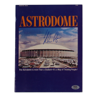Nolan Ryan Signed 1968 Houston Astrodome Vintage Program (PSA) at PristineAuction.com