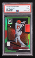 Shohei Ohtani 2022 Donruss Optic Lime Green #141 (PSA 9) at PristineAuction.com