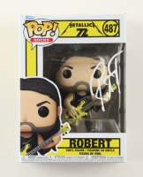 Robert Trujillo Signed "Metallica" #487 Robert Funko Pop! Vinyl Figure (SWAU) at PristineAuction.com