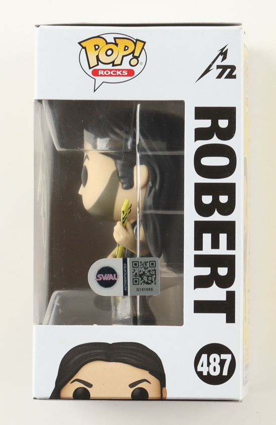 Robert Trujillo Signed "Metallica" #487 Robert Funko Pop! Vinyl Figure (SWAU) at PristineAuction.com Robert Trujillo Signed "Metallica" #487 Robert Funko Pop! Vinyl Figure (SWAU) at PristineAuction.com