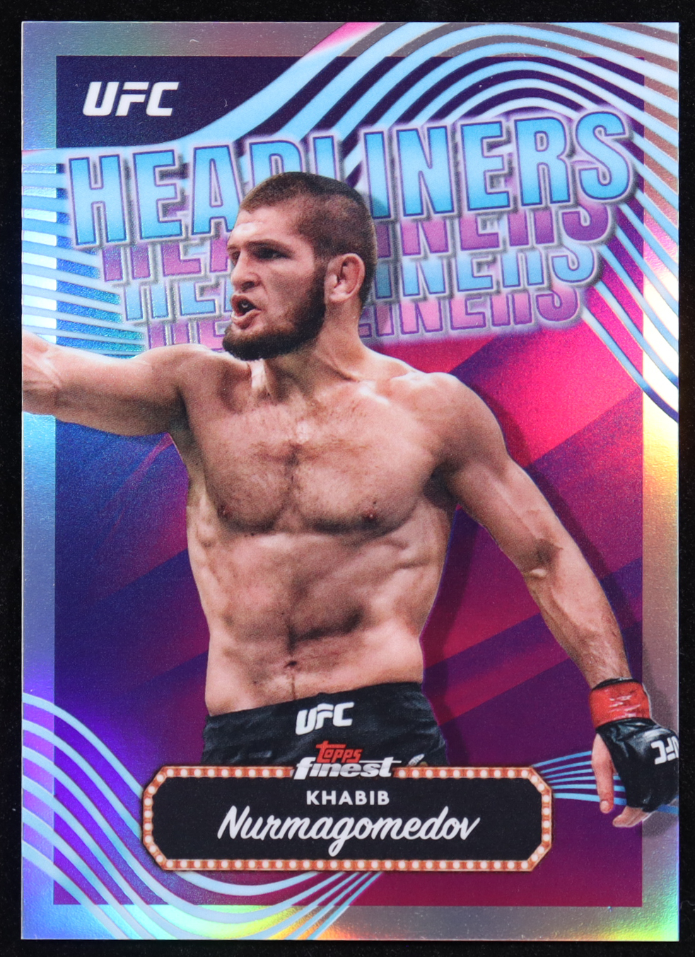 Khabib Nurmagomedov 2024 Finest UFC Headliners Refractors #HDL2 at PristineAuction.com Khabib Nurmagomedov 2024 Finest UFC Headliners Refractors #HDL2 at PristineAuction.com