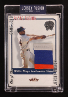 Willie Mays 2021 Jersey Fusion Game Used Plate Fusion #JFWM79 #1/1 at PristineAuction.com