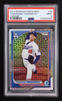 Yoshinobu Yamamoto 2024 Bowman Chrome Bowman Mega Box #36 RC (PSA 9) at PristineAuction.com