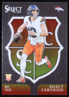 Bo Nix 2024 Select Select Certified Rookies #4 RC at PristineAuction.com