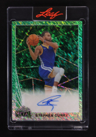 Stephen Curry 2024 Leaf Metal Autographs Shimmer Green #90ASC1 #1/1 at PristineAuction.com