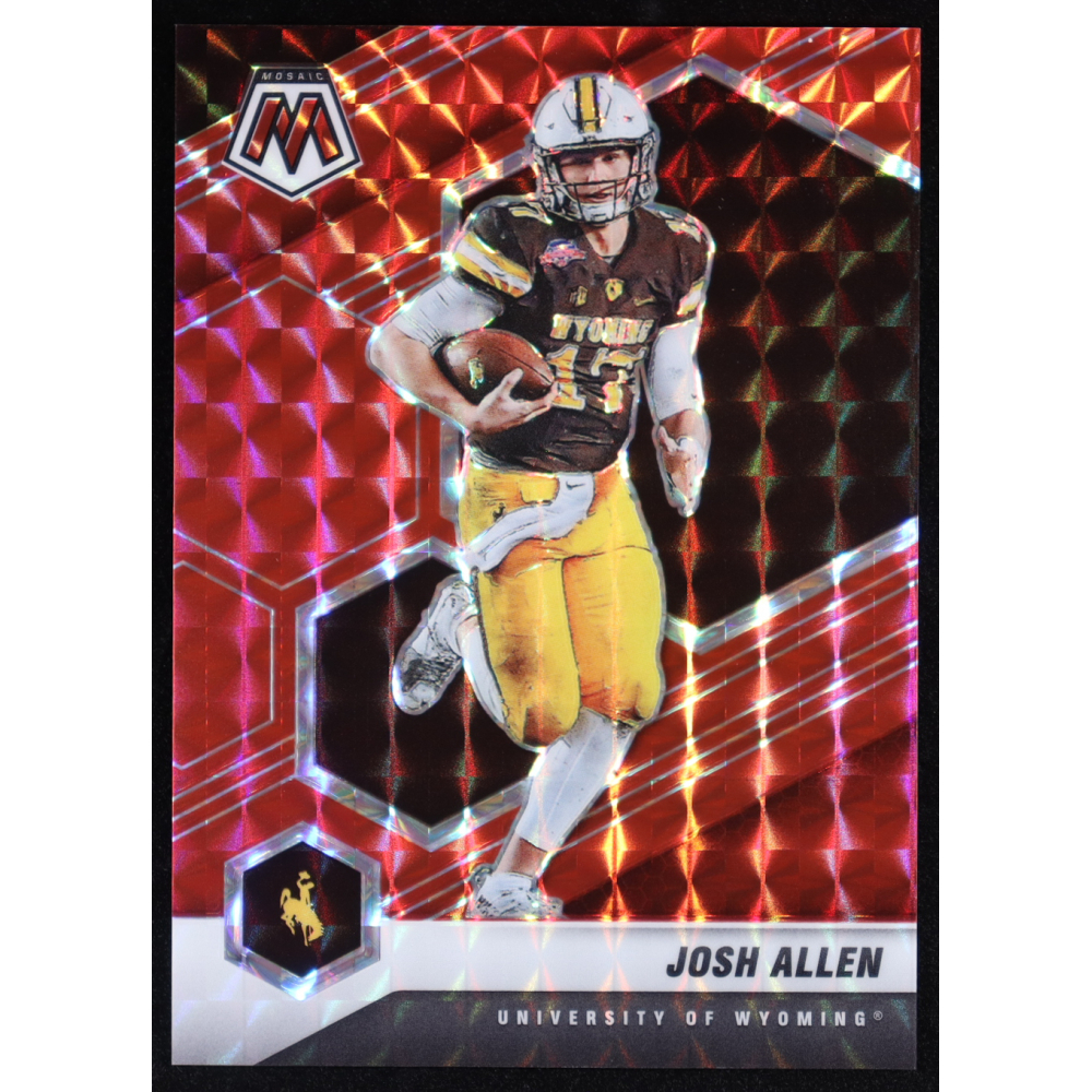 Josh Allen 2022 Panini Mosaic Red Draft Picks #56 #71/99 at PristineAuction.com