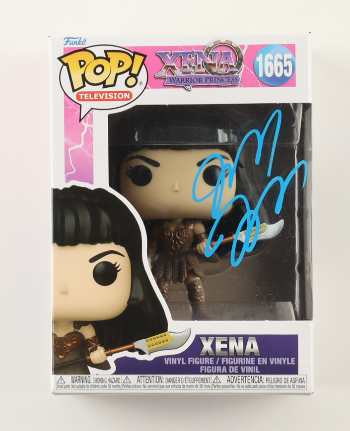 Lucy Lawless Signed "Xena: Warrior Princess" #1665 Xena Funko Pop! Vinyl Figure (PSA) at PristineAuction.com Lucy Lawless Signed "Xena: Warrior Princess" #1665 Xena Funko Pop! Vinyl Figure (PSA) at PristineAuction.com
