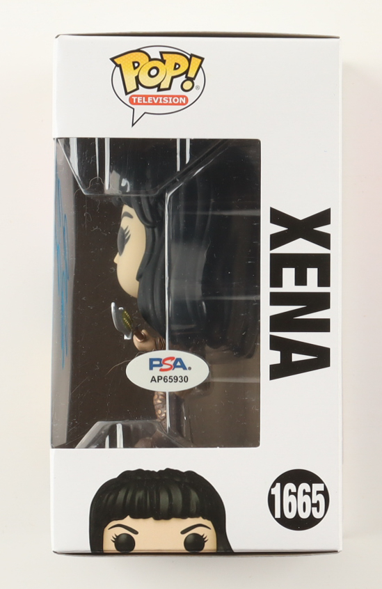 Lucy Lawless Signed "Xena: Warrior Princess" #1665 Xena Funko Pop! Vinyl Figure (PSA) at PristineAuction.com Lucy Lawless Signed "Xena: Warrior Princess" #1665 Xena Funko Pop! Vinyl Figure (PSA) at PristineAuction.com