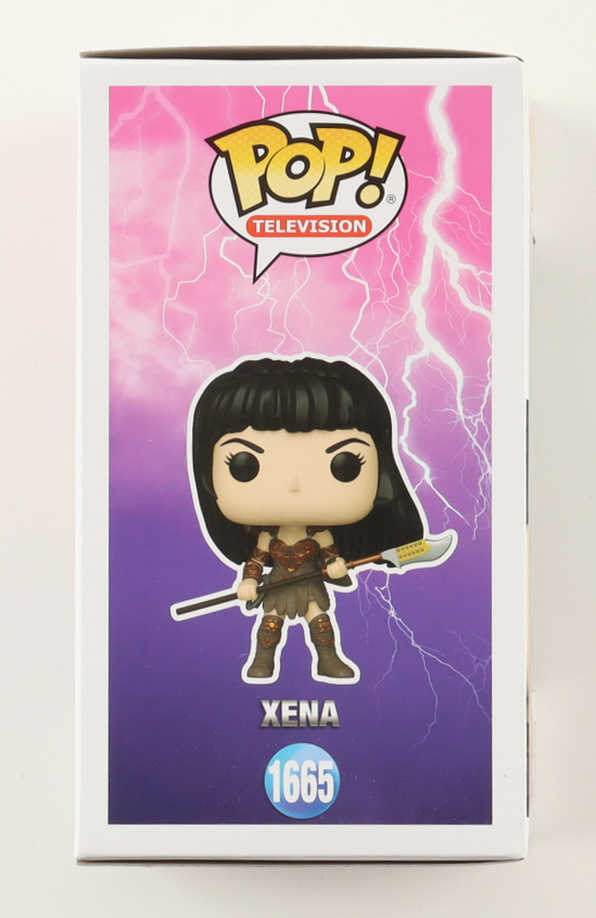 Lucy Lawless Signed "Xena: Warrior Princess" #1665 Xena Funko Pop! Vinyl Figure (PSA) at PristineAuction.com Lucy Lawless Signed "Xena: Warrior Princess" #1665 Xena Funko Pop! Vinyl Figure (PSA) at PristineAuction.com