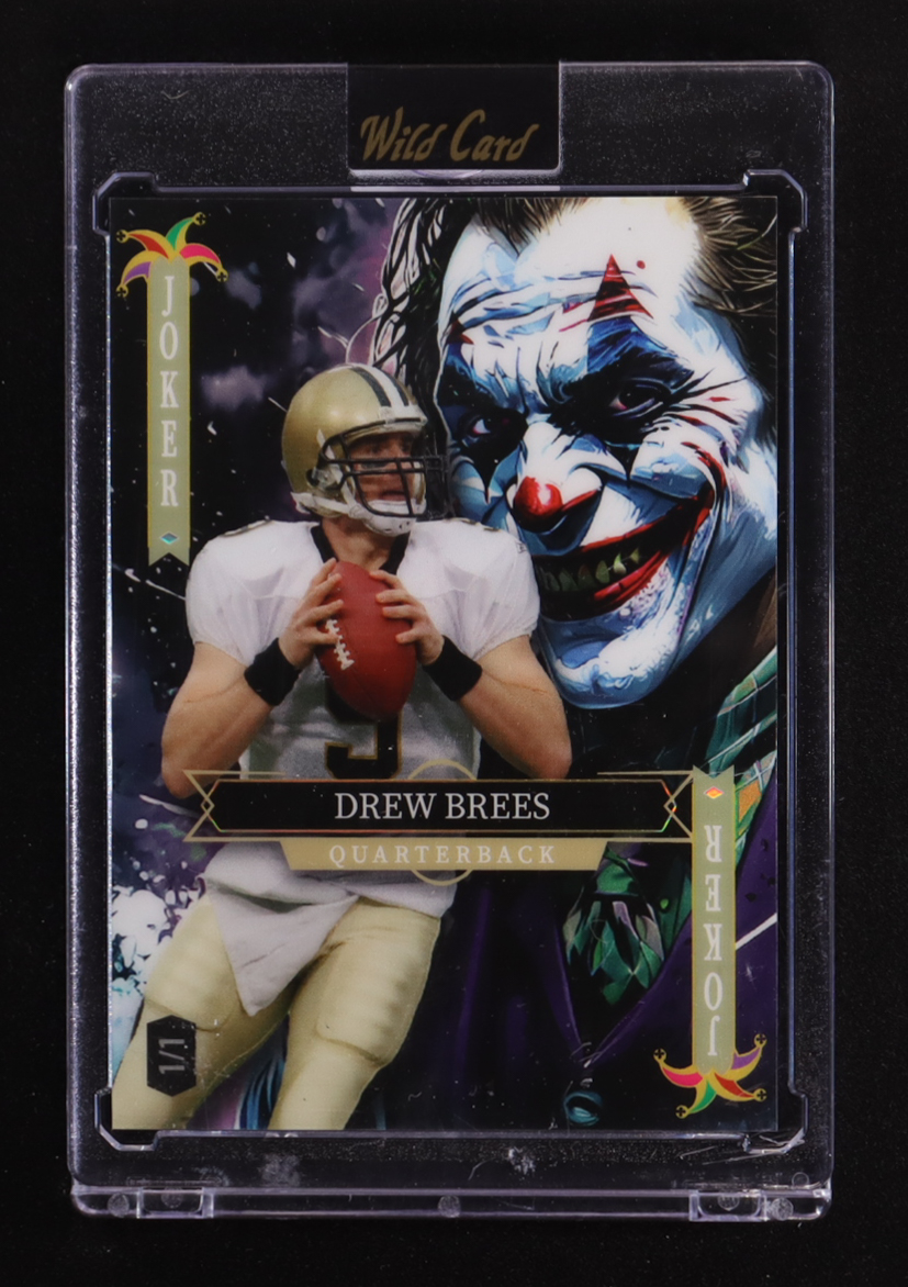 Drew Brees 2025 Wild Card Jokers Wild Joker Prismatic #SDJWMDBNI02 #1/1 at PristineAuction.com Drew Brees 2025 Wild Card Jokers Wild Joker Prismatic #SDJWMDBNI02 #1/1 at PristineAuction.com