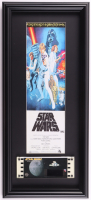 1977 "Star Wars" Custom Framed Print Display with Original 1977 Film Cell with Hologram at PristineAuction.com