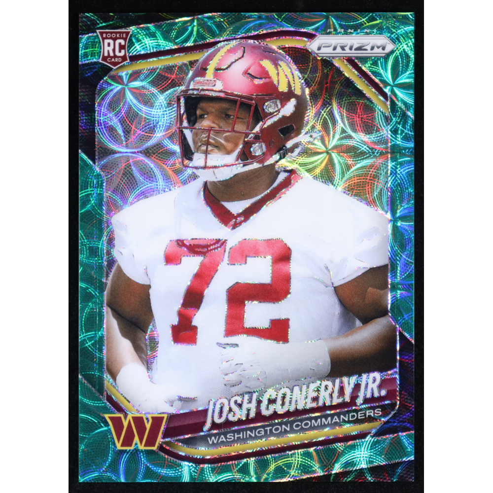 Josh Conerly Jr. 2025 Panini Prizm Green Scope #382 RC #51/75 at PristineAuction.com