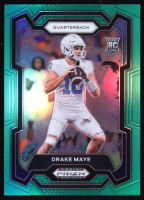 Drake Maye 2024 Panini Prizm Draft Picks Prizms Green #103 RC at PristineAuction.com
