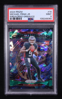 Michael Penix Jr. 2024 Panini Prizm Fireworks Prizms Green Ice #16 RC (PSA 9) at PristineAuction.com