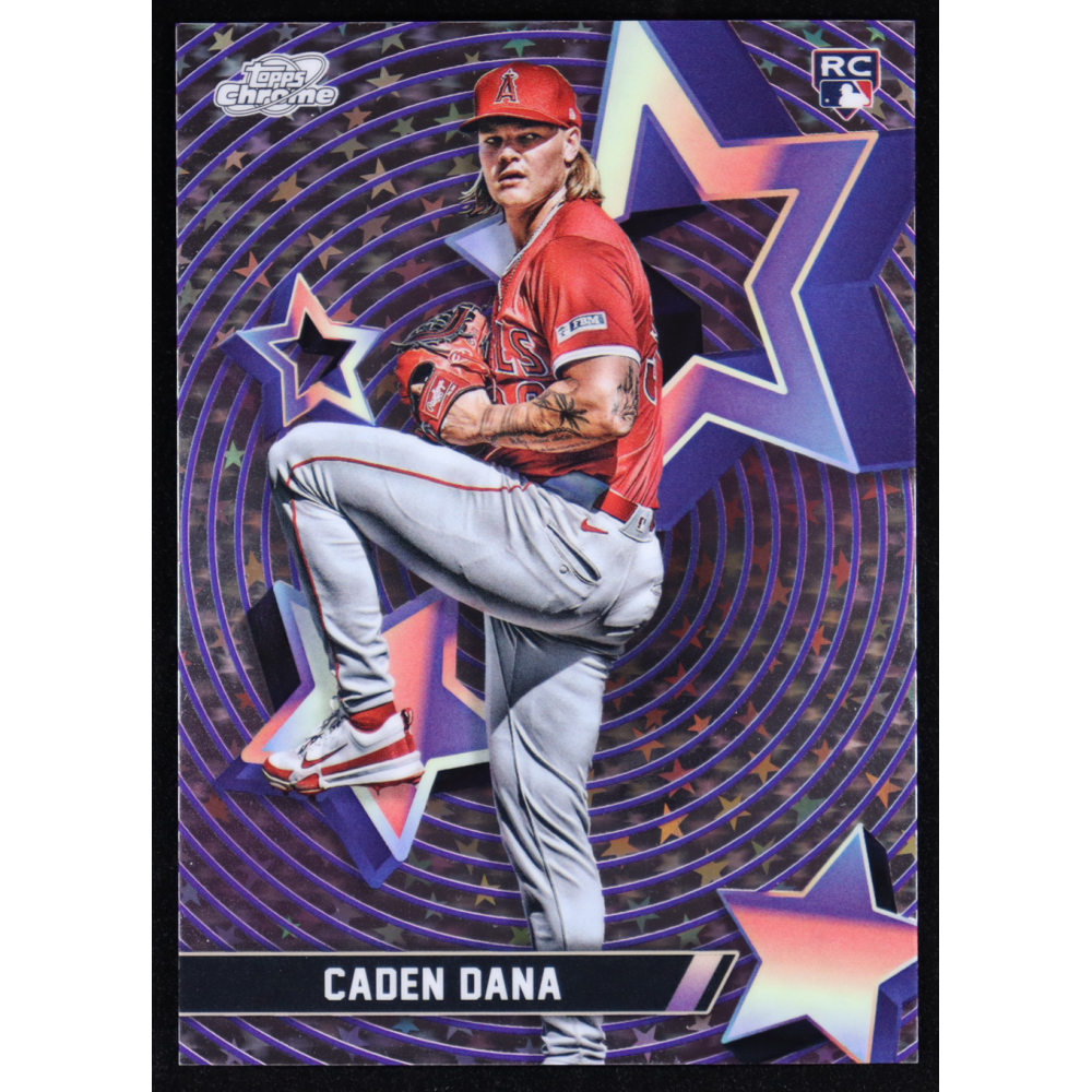 Caden Dana 2025 Topps Chrome Starfractor #SF-90 RC at PristineAuction.com