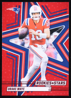 Drake Maye 2025 Rookies and Stars Red #32 at PristineAuction.com