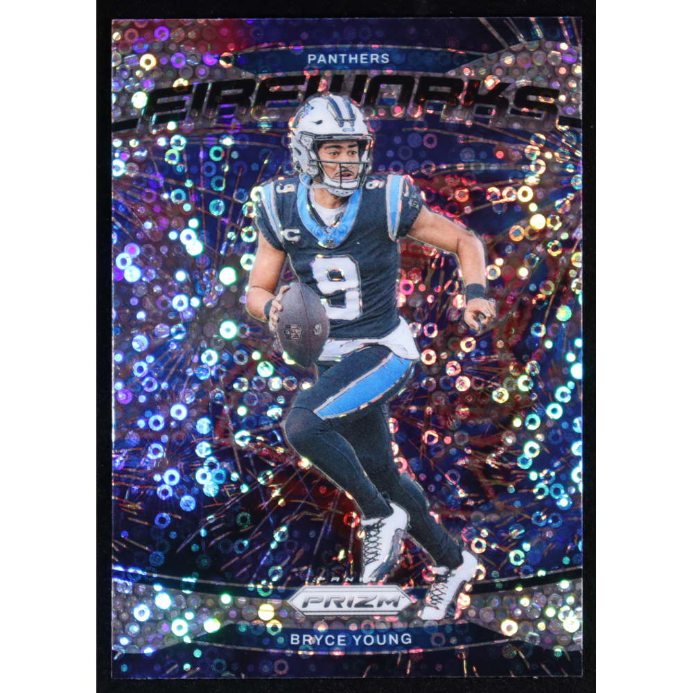 Bryce Young 2024 Panini Prizm Fireworks #14 at PristineAuction.com