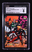 Larry Bird / Michael Jordan 1992-93 Upper Deck #510 FAN (CGC 8) at PristineAuction.com