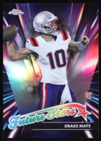 Drake Maye 2024 Topps Chrome Future Stars Refractors #FS3 RC at PristineAuction.com