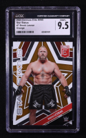 Brock Lesnar 2023 Donruss Elite WWE Star Status Orange #7 #49/49 (CGC 9.5) at PristineAuction.com