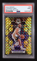 Stephen Curry 2022-23 Panini Mosaic Mosaic Reactive Yellow #92 (PSA 9) at PristineAuction.com