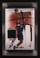LeBron James 2022-23 Jersey Fusion Game Used Swatch #LJ17B at PristineAuction.com