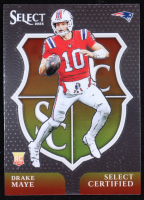 Drake Maye 2024 Select Select Certified Rookies #3 RC at PristineAuction.com