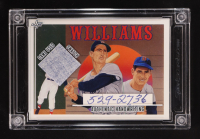 Ted Williams 2022 Jersey Fusion Game Used Swatch #TW65 at PristineAuction.com