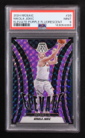 Nikola Jokic 2024-25 Panini Mosaic Elevate Mosaic Purple Fluorescent #20 #003/175 (PSA 9) at PristineAuction.com