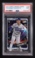 Yoshinobu Yamamoto 2024 Topps Cosmic Chrome #125 RC (PSA 9) at PristineAuction.com