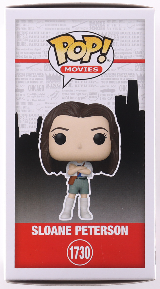 Mia Sara Signed "Ferris Bueller's Day Off" #1730 Sloane Peterson Funko Pop! Vinyl Figure (JSA) at PristineAuction.com Mia Sara Signed "Ferris Bueller's Day Off" #1730 Sloane Peterson Funko Pop! Vinyl Figure (JSA) at PristineAuction.com