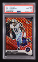 Micah Parsons 2021 Panini Mosaic Mosaic Red #362 RC (PSA 10) at PristineAuction.com