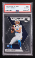 Justin Herbert 2020 Panini Mosaic #263 DEB RC (PSA 10) at PristineAuction.com