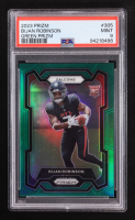 Bijan Robinson 2023 Panini Prizm Prizms Green #305 RC (PSA 9) at PristineAuction.com