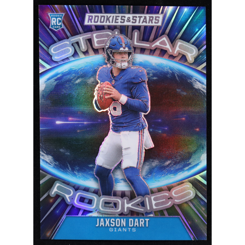 Jaxson Dart 2025 Rookies and Stars Stellar Rookies Silver #10 RC at PristineAuction.com