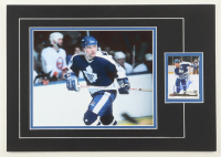 Wendel Clark Signed 12x17 Custom Matted Trading Card Display with Photo (JSA) at PristineAuction.com