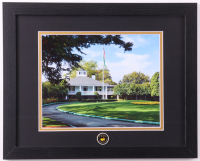 "The Clubhouse at Augusta National" Custom Framed Photo Display with Masters Pin at PristineAuction.com